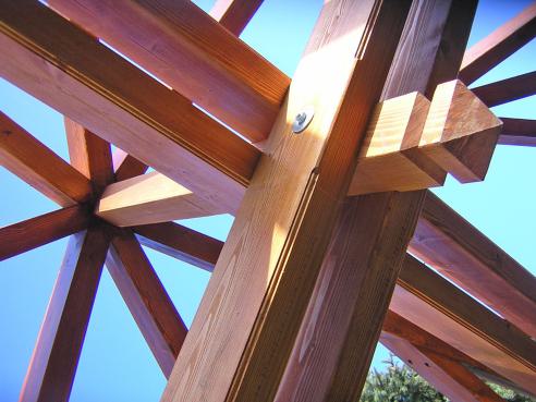 Zeltdachkonstruktion